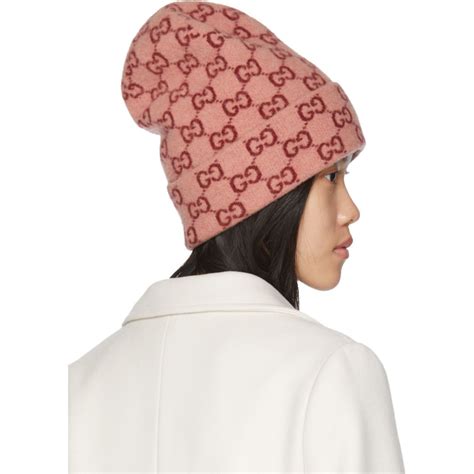 gucci wool hat pink